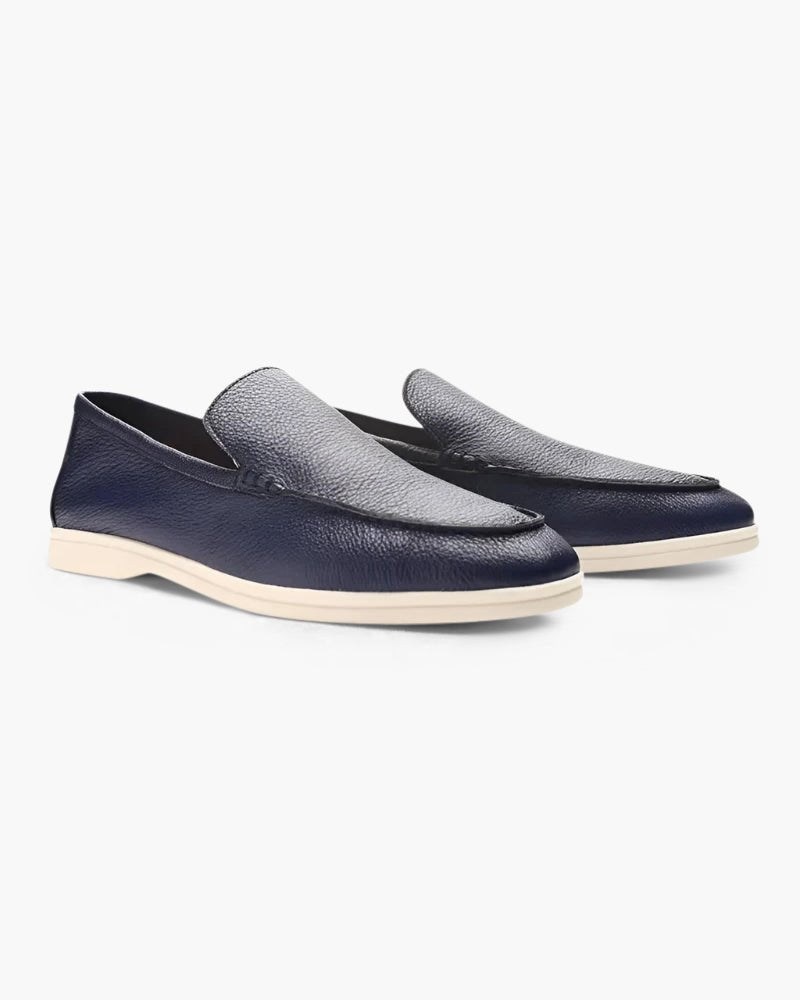 Cowhide Leather Loafers - LeveFit