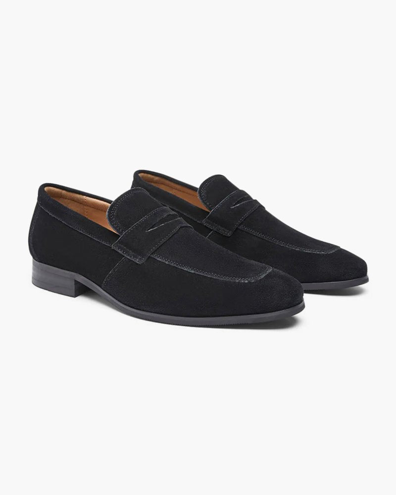Suede Penny Loafers - LeveFit
