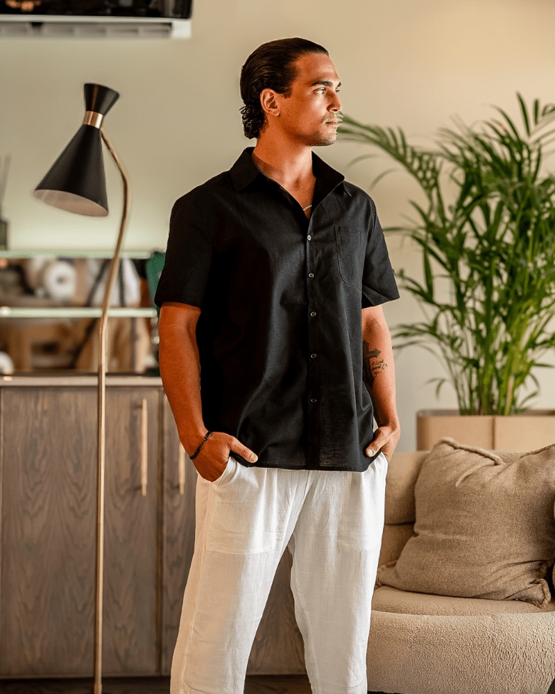 Cape Town - Linen Shirt (Shortsleeve) - LeveFit