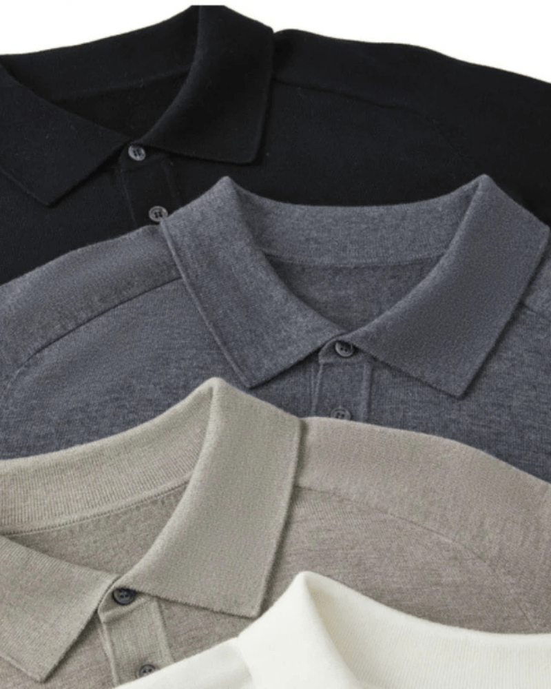 100% Premium Wool Polo - LeveFit