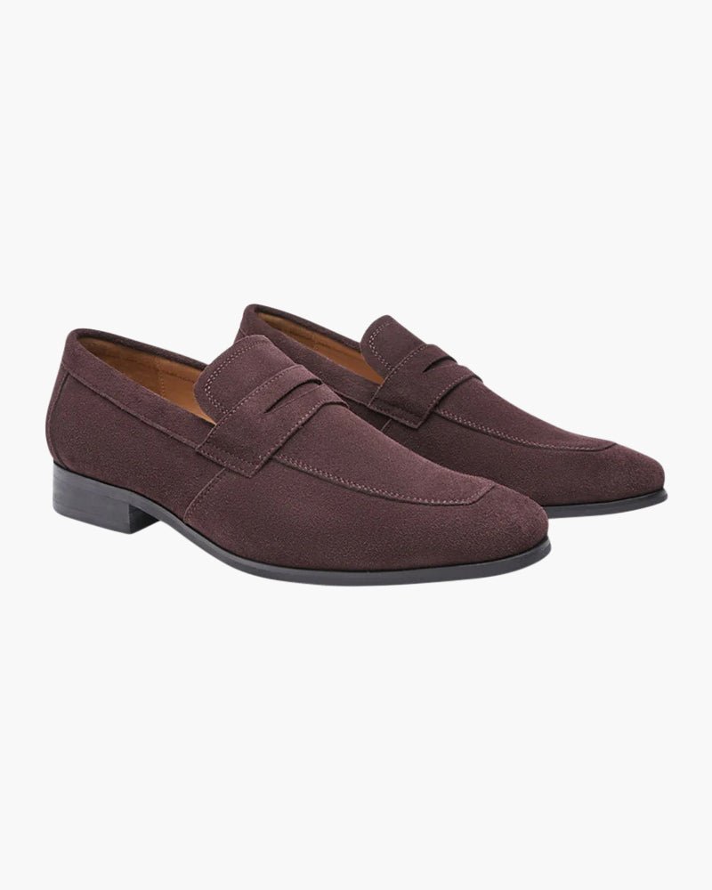 Suede Penny Loafers - LeveFit