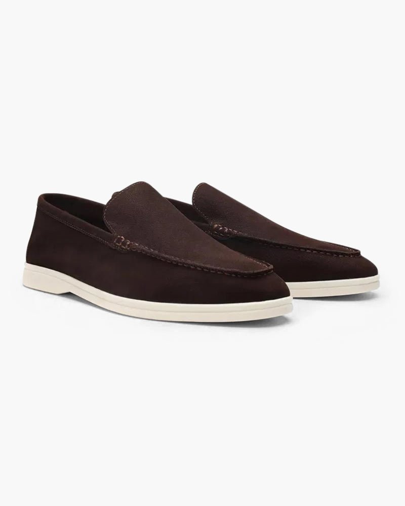Cowhide Leather Loafers - LeveFit