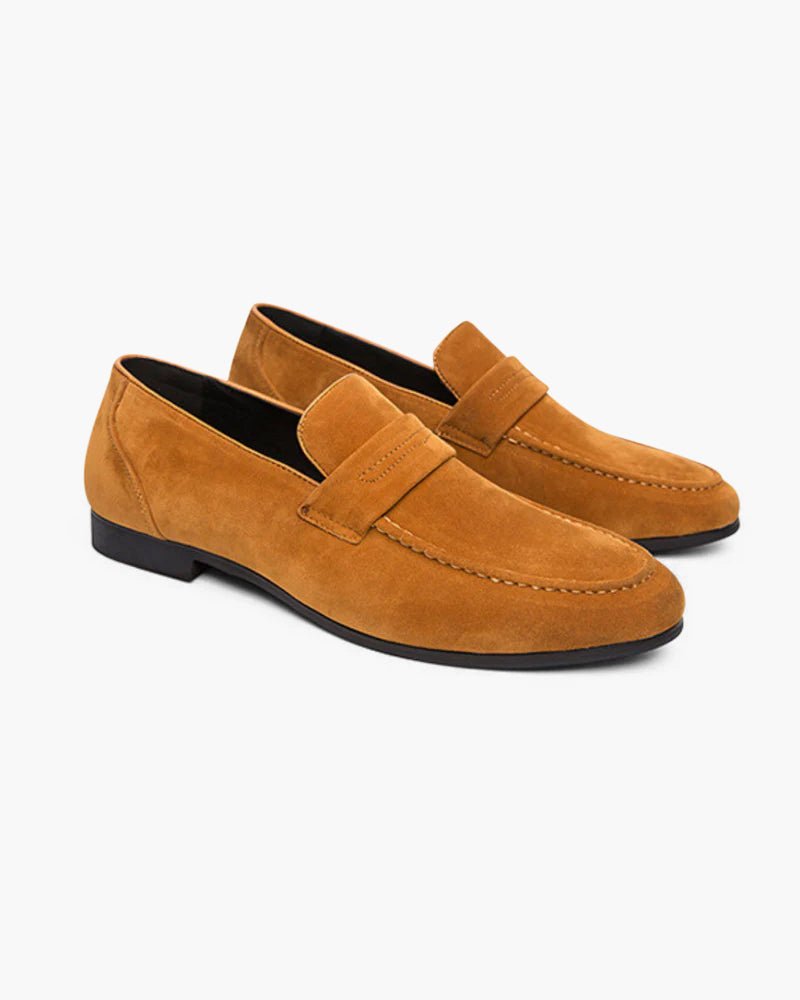 Suede Penny Loafers - LeveFit