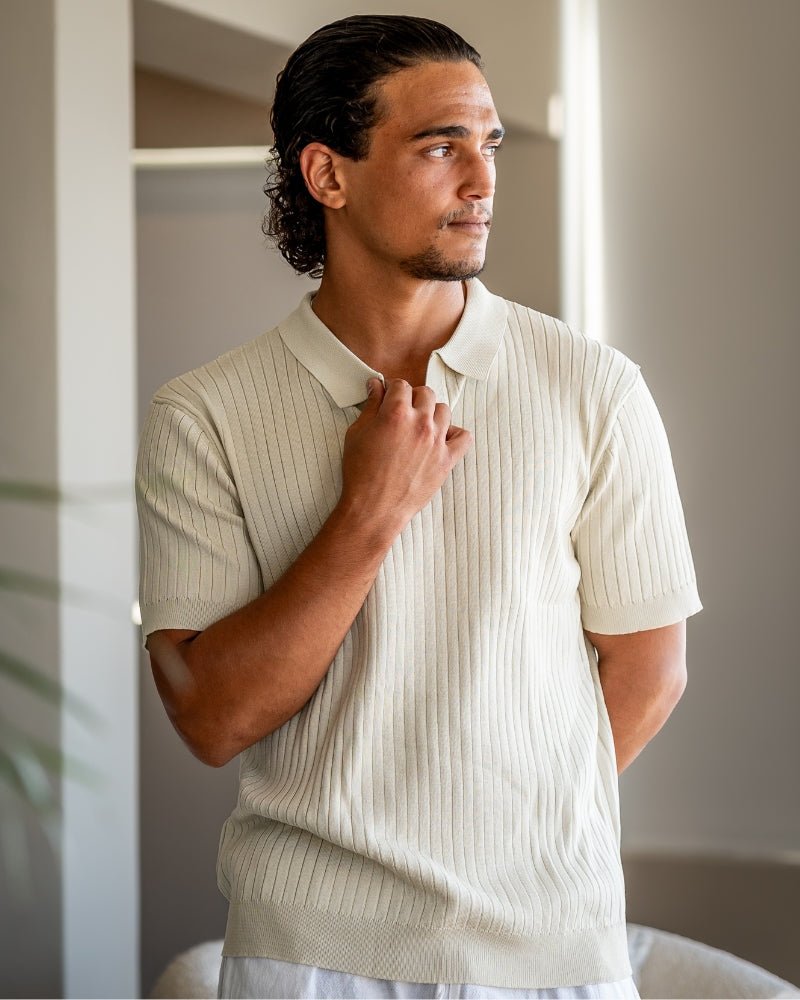 Premium Ribbed Polo - LeveFit