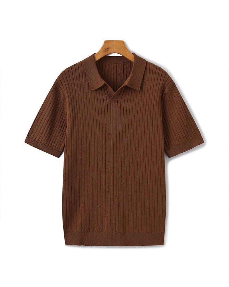 Premium Ribbed Polo - LeveFit