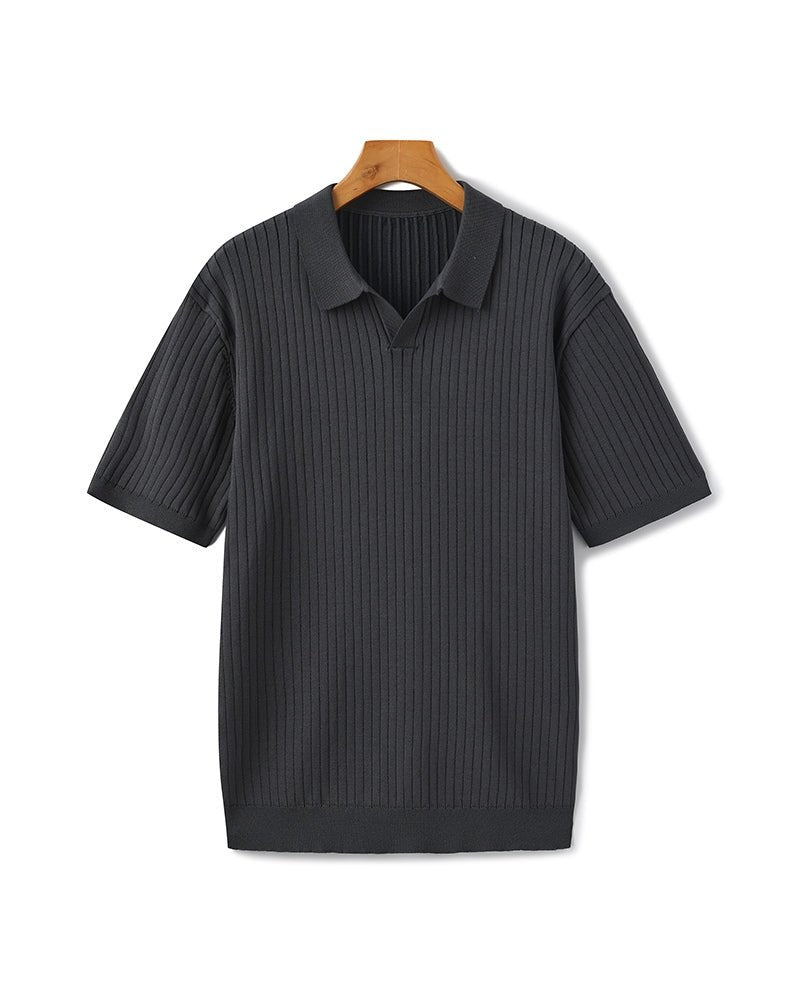 Premium Ribbed Polo - LeveFit
