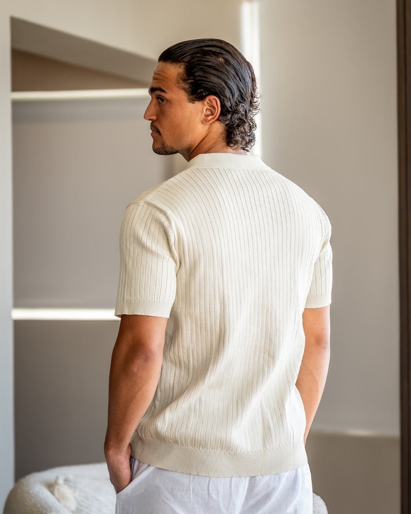Premium Ribbed Polo - LeveFit