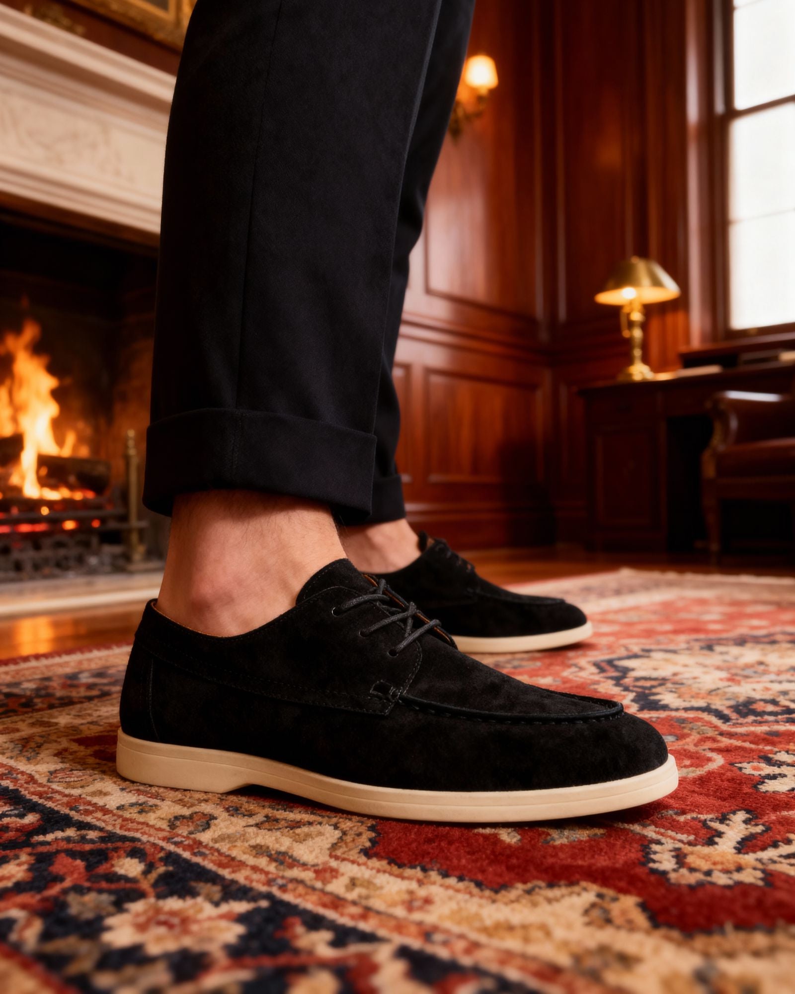 Premium Suede Lace Shoes - LeveFit