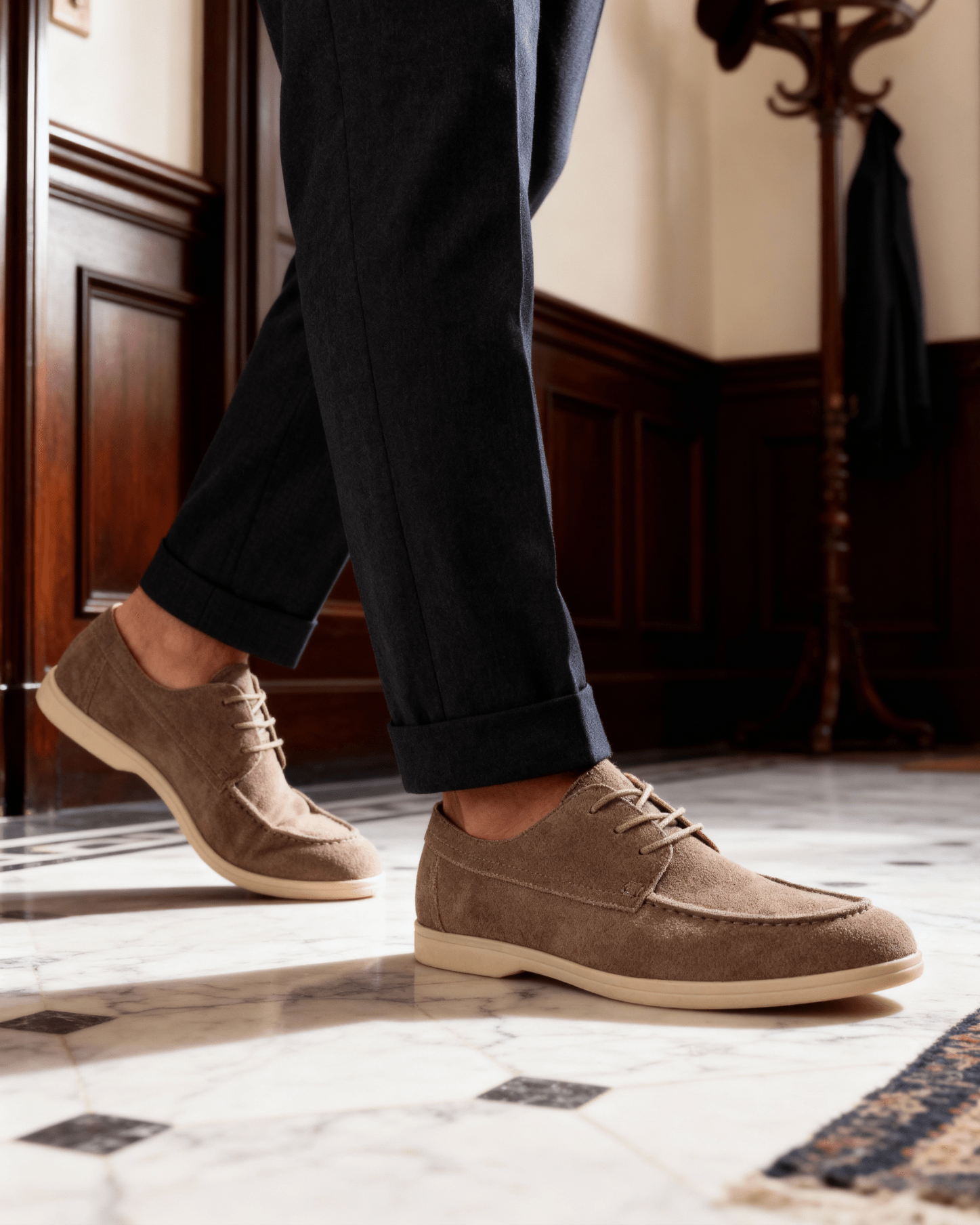 Premium Suede Lace Shoes - LeveFit