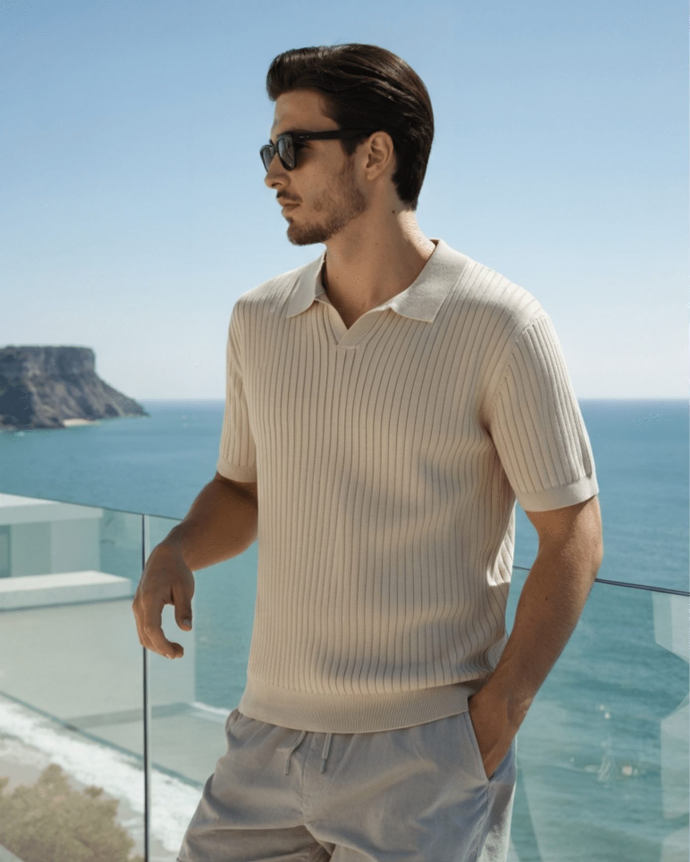 Premium Ribbed Polo - LeveFit
