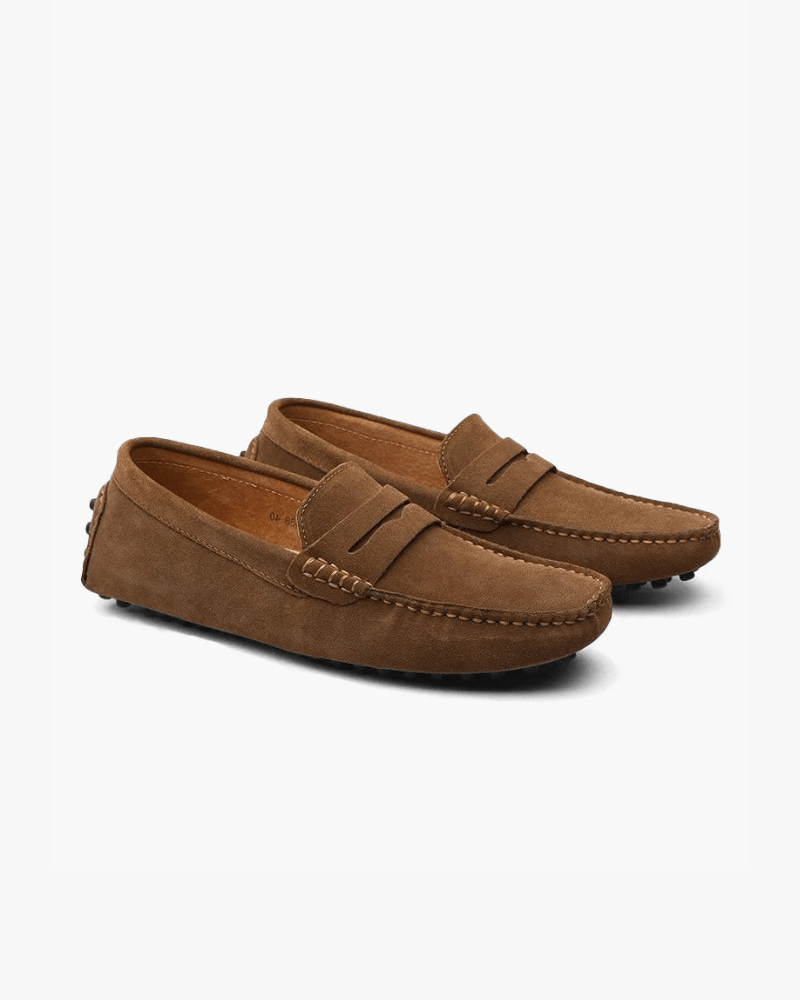 Suede Driver Loafers - LeveFit