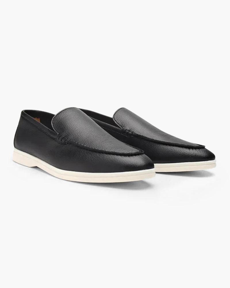 Cowhide Leather Loafers - LeveFit