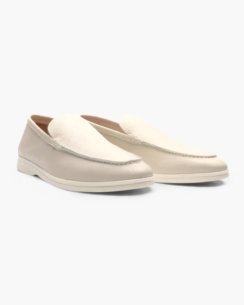 Cowhide Leather Loafers - LeveFit