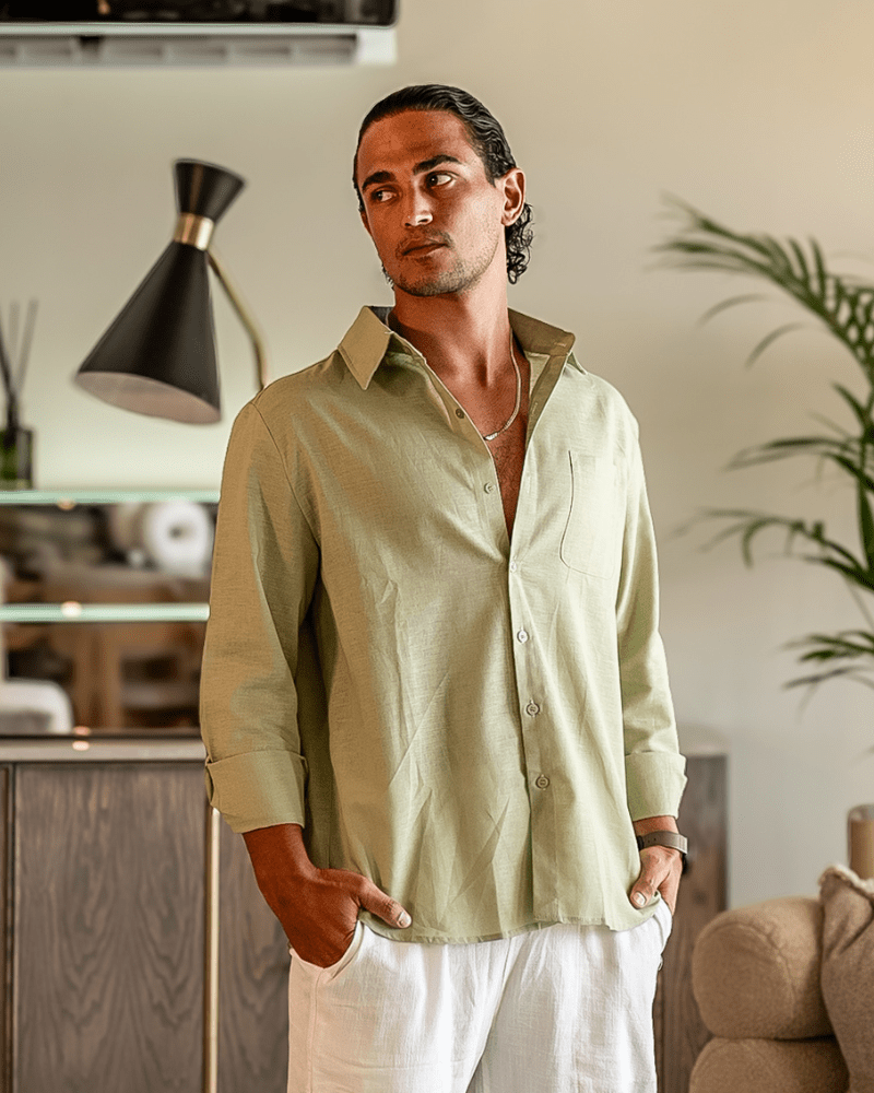 Cape Town - 100% Linen Shirt - LeveFit
