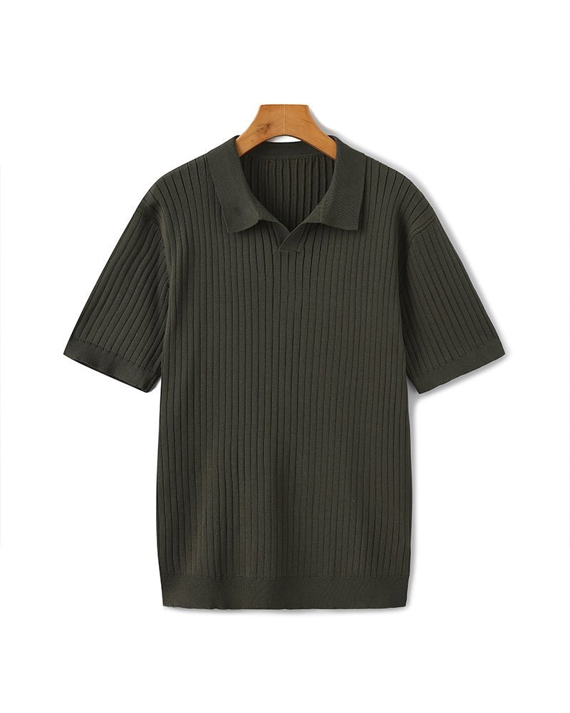 Premium Ribbed Polo - LeveFit