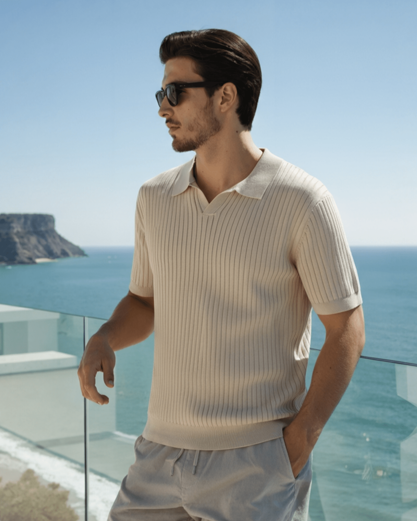 Premium Ribbed Polo - LeveFit